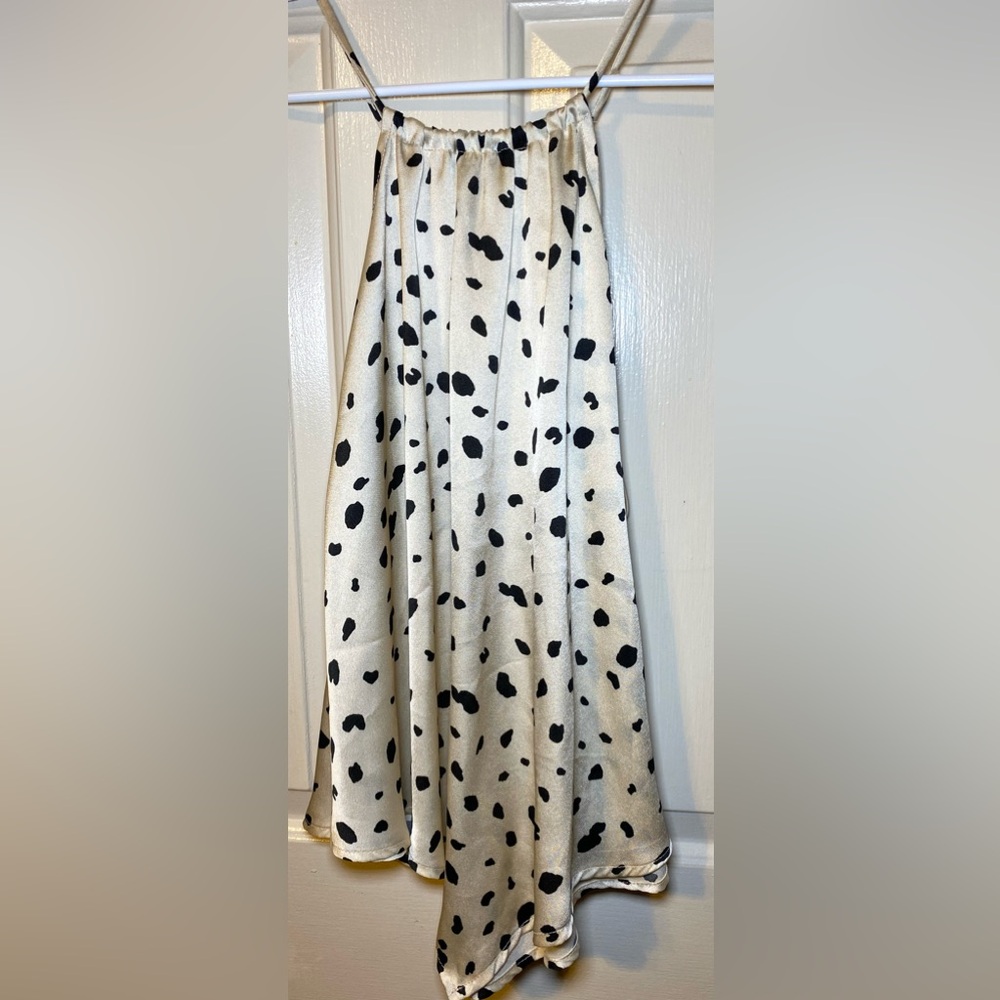 She & Sky Women’s Polka Dot Halter Like Summer Top M